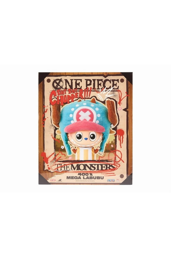 Labubu The Monsters x One Piece Mega Labubu Tonytony Chopper 400%, from StockX