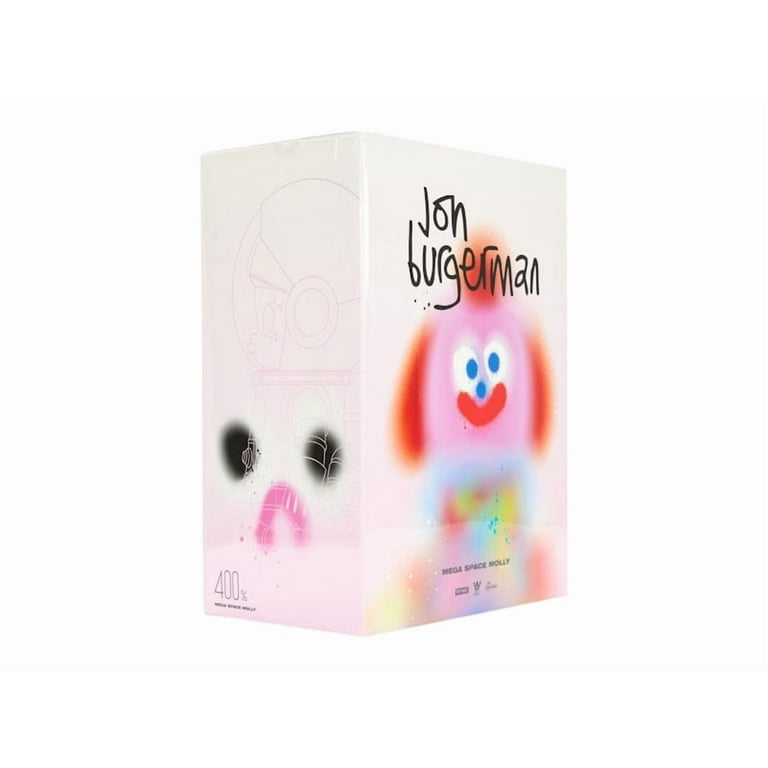 Pop Mart Mega Space Molly 400% Jon Burgerman 400%, from