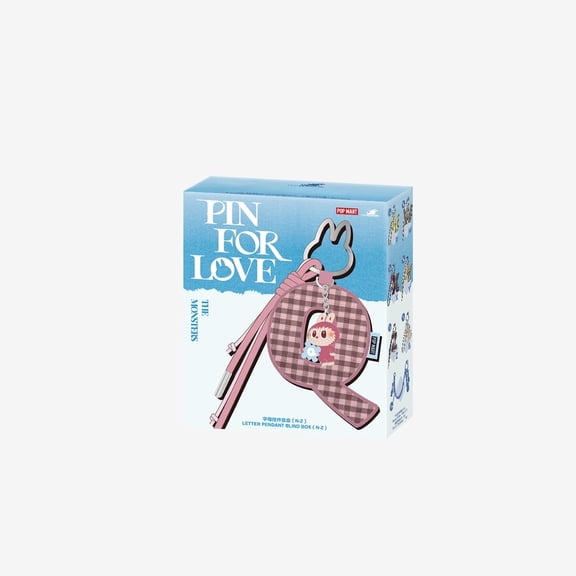 Pop Mart THE MONSTERS (Labubu) Pin for Love Series- Letter Pendant Blind Box (N-Z)
