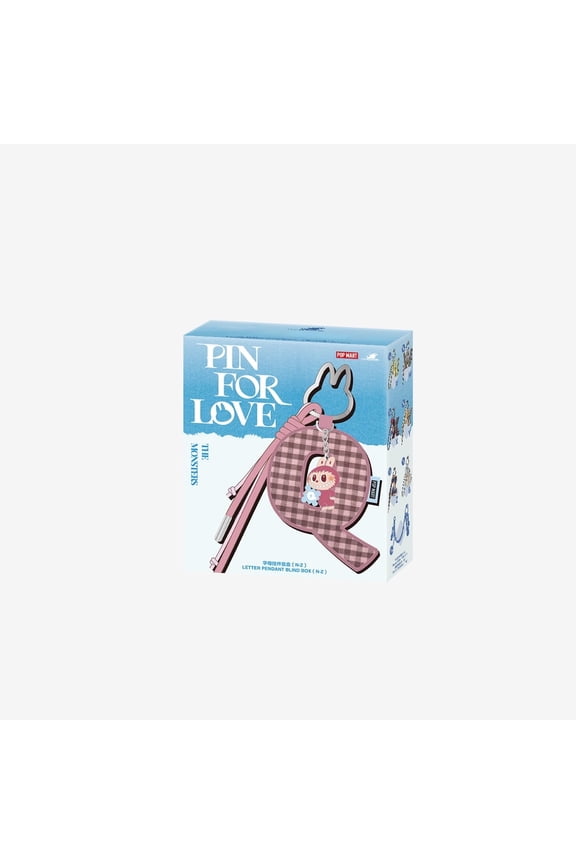 THE MONSTERS (Labubu) Pin for Love Series- Letter Pendant Blind Box (N-Z)