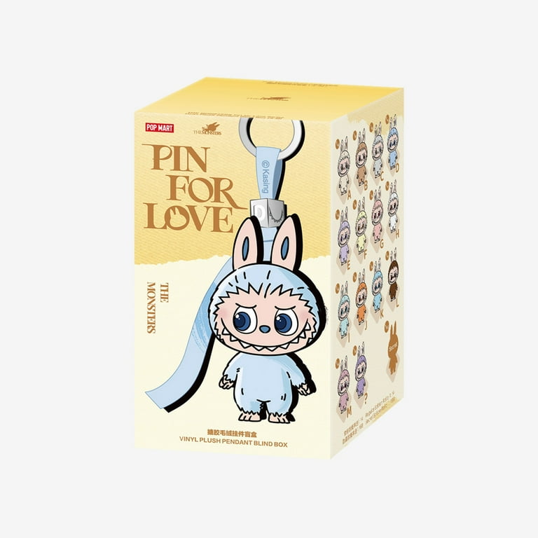 THE MONSTER PIN FOR LOVE ラブブ A Pop Mart THE MONSTERS (Labubu) Pin for Love Series-Vinyl