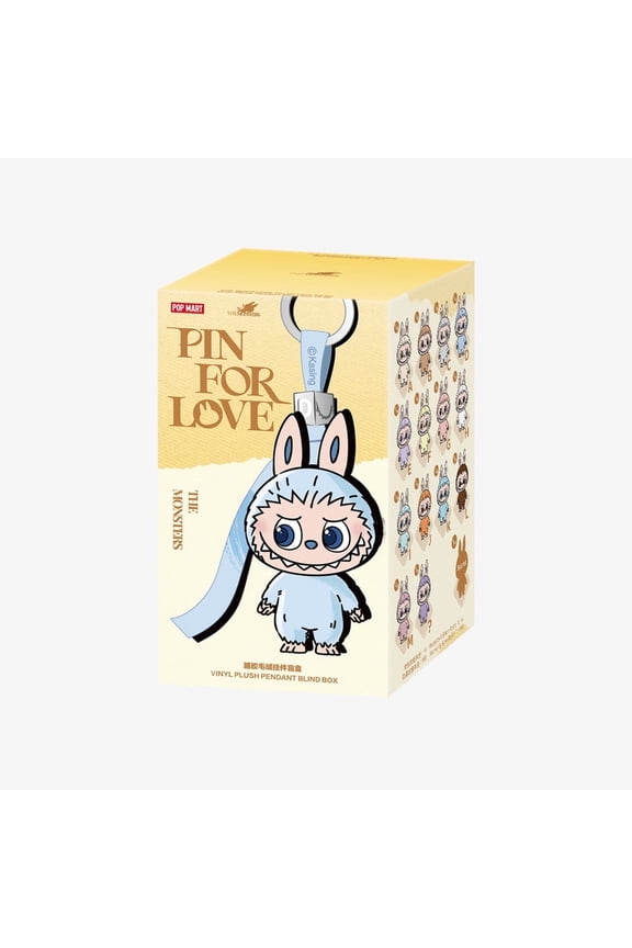 THE MONSTERS (Labubu) Pin for Love Series-Vinyl Plush Pendant Blind Box (A-M)