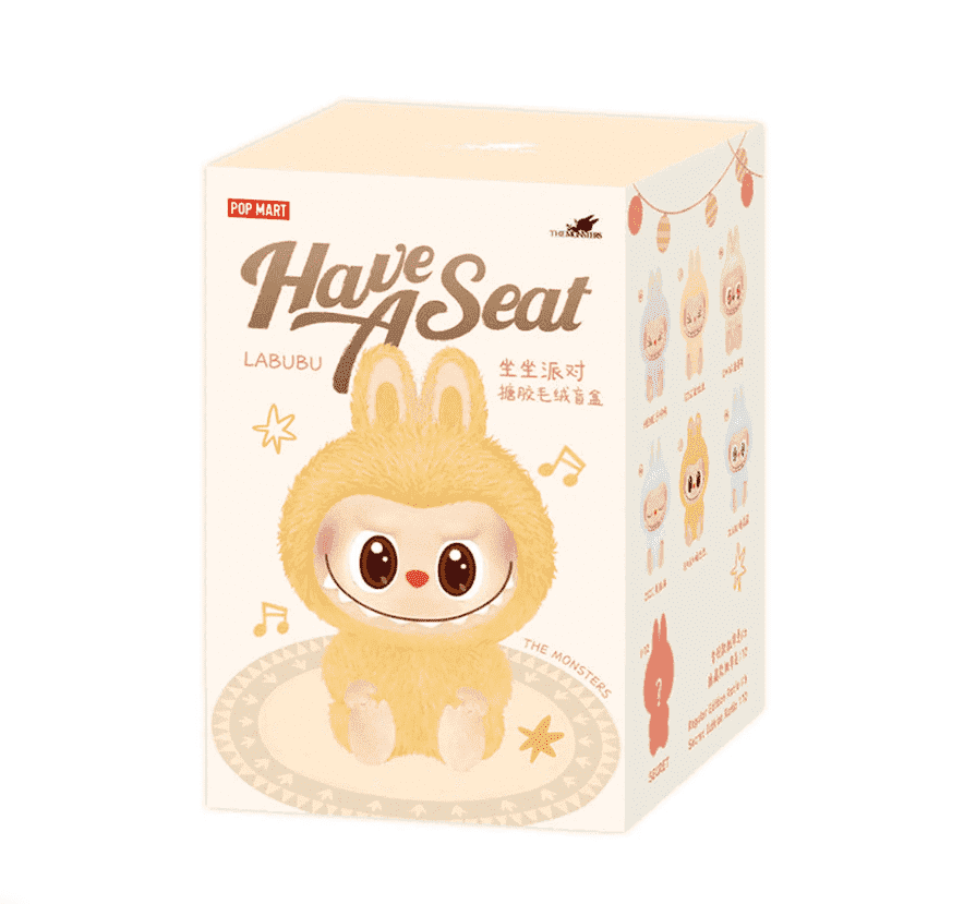Pop Mart The Monsters (Labubu) Have A Seat Vinyl Plush Blind Box V2 (1 Blind Box)