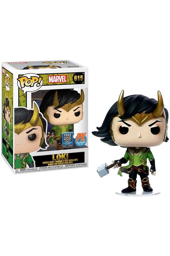 615 Loki (w/ Mjlnir) - Marvel Funko POP