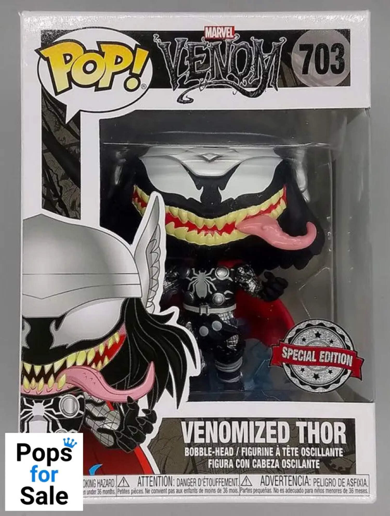 703 Venomized Thor - Marvel Venom Funko POP - Walmart.com