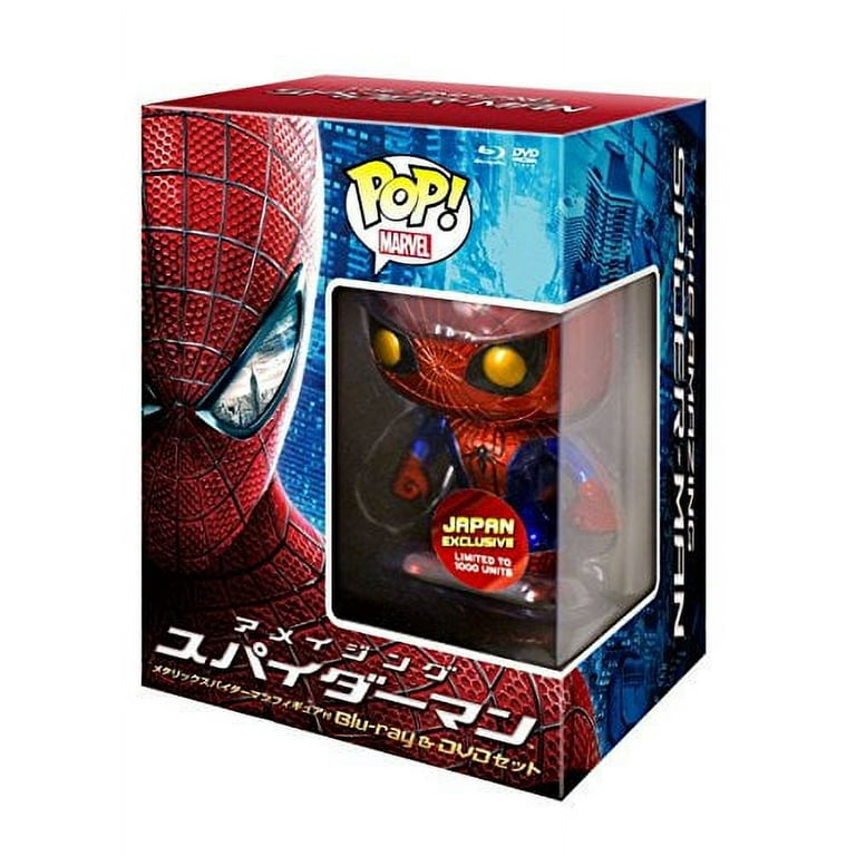 Japanese Exclusive - Metallic Spider-man Funko Pop! Blu-ray Japanese Exclusive - Metallic Spider-man Funko Pop! Blu-ray