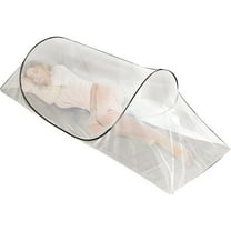 Pop Up Mosquito Net for Bedroom with Net Bottom, Large Size Foldable Mosquito Net, Ultra Light pop-up Mosquito net, Portable Camping Tent, Easy and Fast Installation