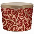 thumbnail image 1 of Pop N Cream Golden Swirls 3 Gallon Popcorn Tins, 1 of 6