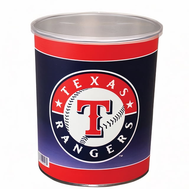 Pop N Cream Texas Rangers 1 Gallon Popcorn Tins - Walmart.com