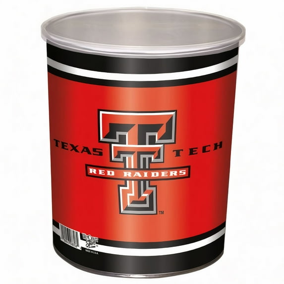 Pop N Cream Texas Tech Red Raiders 1 Gallon Popcorn Tins