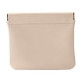 thumbnail image 1 of Pop Open Makeup Bag, Spring Loaded Cosmetic Organizer, Waterproof Travel Toiletry Pouch for Home and Trip Storage 5x4 Inch Khaki, 1 of 3