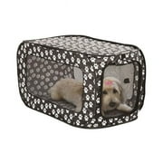 Pop Open Single Door Collapsible Soft Sided Dog Crate