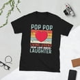 thumbnail image 1 of Pop Pop Gift, Pop-Pop The Man The Myth The Legend T-Shirt for Men, Pop Pop Birthday, Father's Day, Christmas, Custom Pop Pop Shirt, RetroShort-Sleeve Unisex T-Shirt (Black, S), 1 of 1