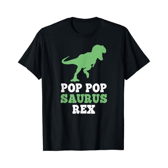 Pop-Pop Saurus Rex Dinosaur Poppopsaurus T-Shirt