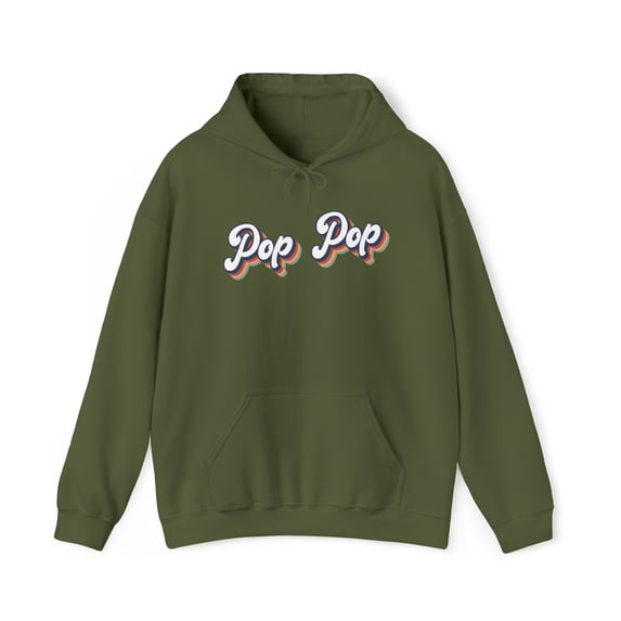 Pop Pop for Dad Grandpa Hoodie, Gifts, Hooded Sweatshirt