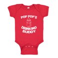 thumbnail image 1 of Pop Pop's Drinking Buddy Baby Bodysuit One Piece 24 mo Red, 1 of 3