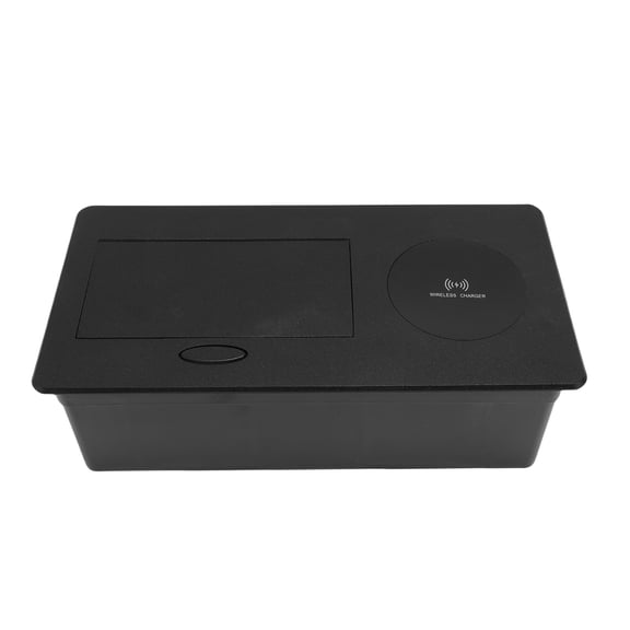 Pop Up Power Outlet with 15W Wireless Charger 16A 4000W Hidden Socket, 20W USB A C Ports Recessed Power Strip (11.4 x 4.7 x 3.5 inches / 29.0 x 12.0 x 9.0 cm)
