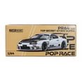 thumbnail image 1 of Toyota Supra "Top Secret" GT300 RHD (Right Hand Drive) Silver Chrome 1/64 Diecast Model Car by Pop Race, 1 of 6
