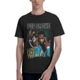 thumbnail image 1 of Pop Rapper Smoke Mens Womens Hip Hop Rap Trap Rapper Streetwear Vintage Style T-Shirt Black, 1 of 7