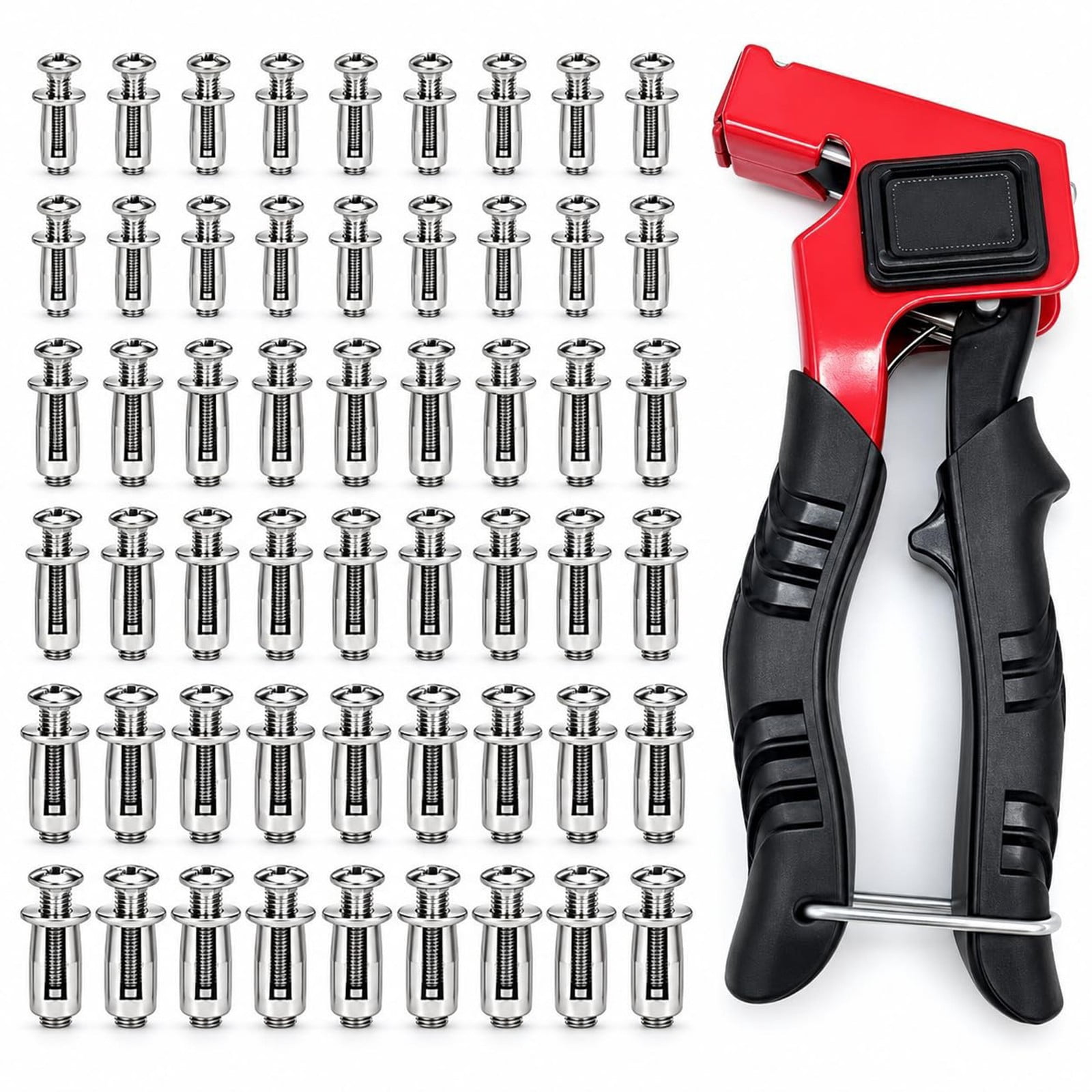 Pop Rivet Gun Kit, 6-Inch One-Hand Riveter - Walmart.com