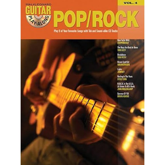 Pre-Owned Pop/Rock: Guitar Play-Along Volume 4 [With CD] (Paperback) 0634056220 9780634056222
