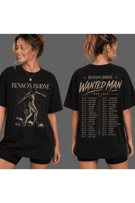 Pop Rock Singer Wanted Man Tour 2026 Concert Shirt, Pop Rock Singer Tour 2026 Tee, Retro Concert Shirt, Vintage Music Fan T-Shirt
