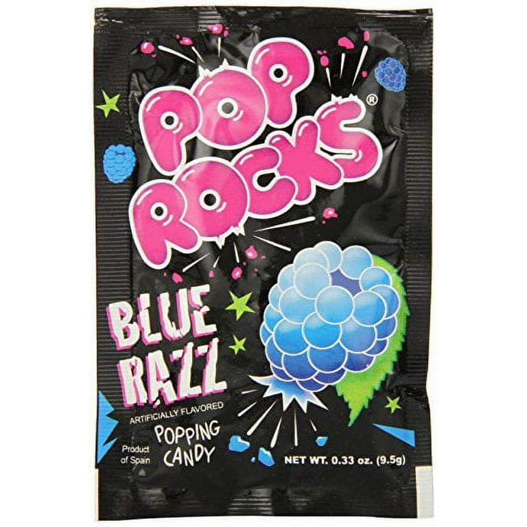 Pop Rocks - Blue Razz, 24 count (8.4oz) - Walmart.com