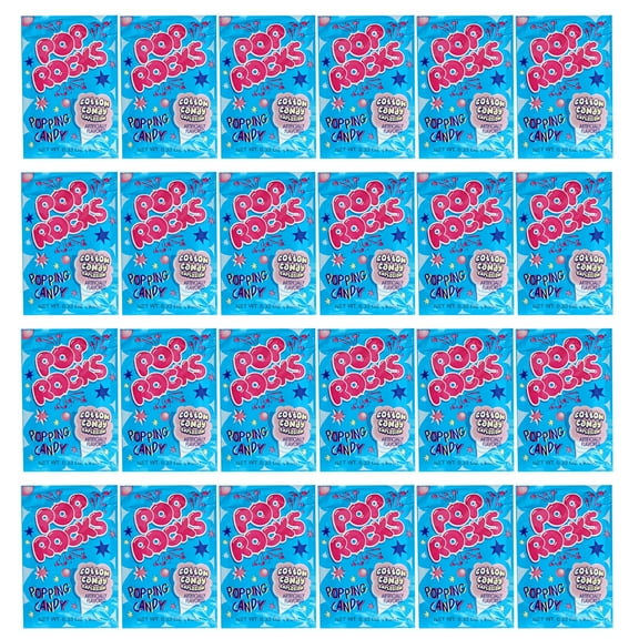 Pop Rocks Cotton Candy, 24 Pack, Fun Candy For Kids
