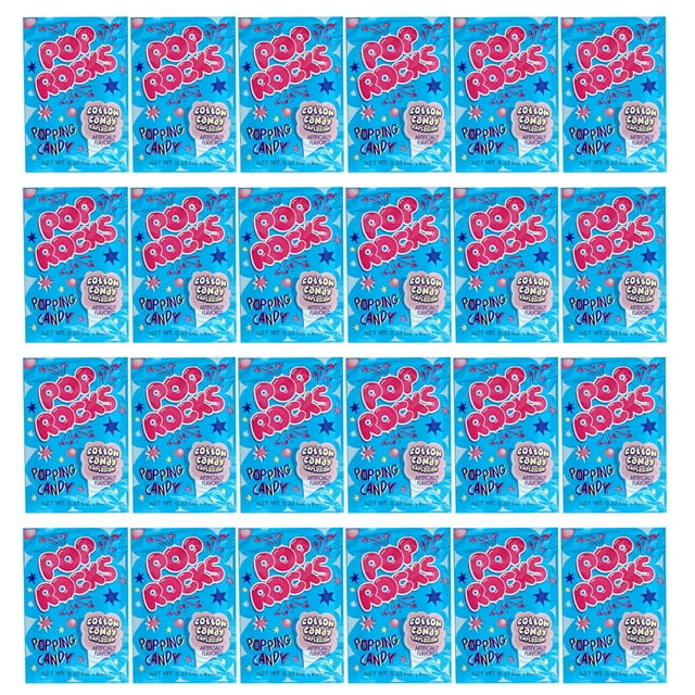 Pop Rocks Cotton Candy, 24 Pack, Fun Candy For Kids - Walmart.com