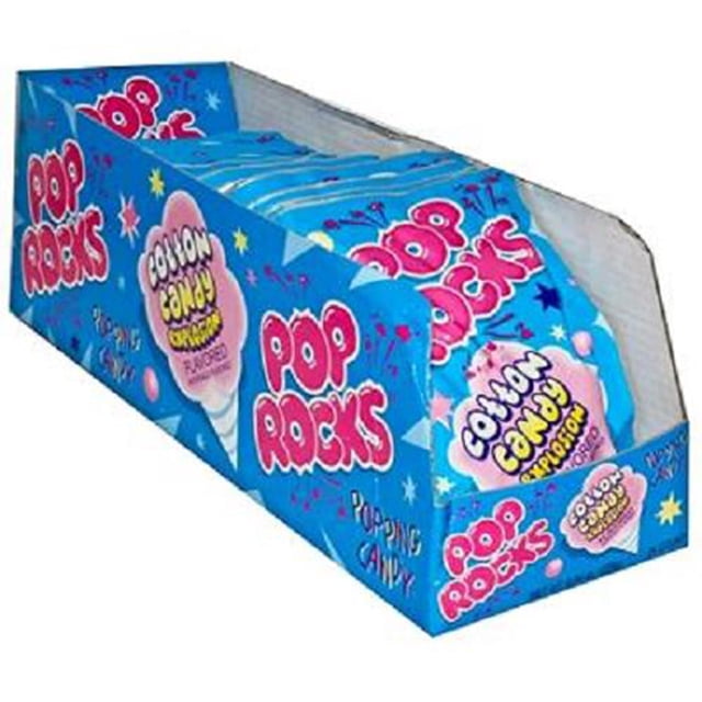 Pop Rocks, Cotton Candy, Count 24 (0.33 oz) - Sugar Candy / Grab ...