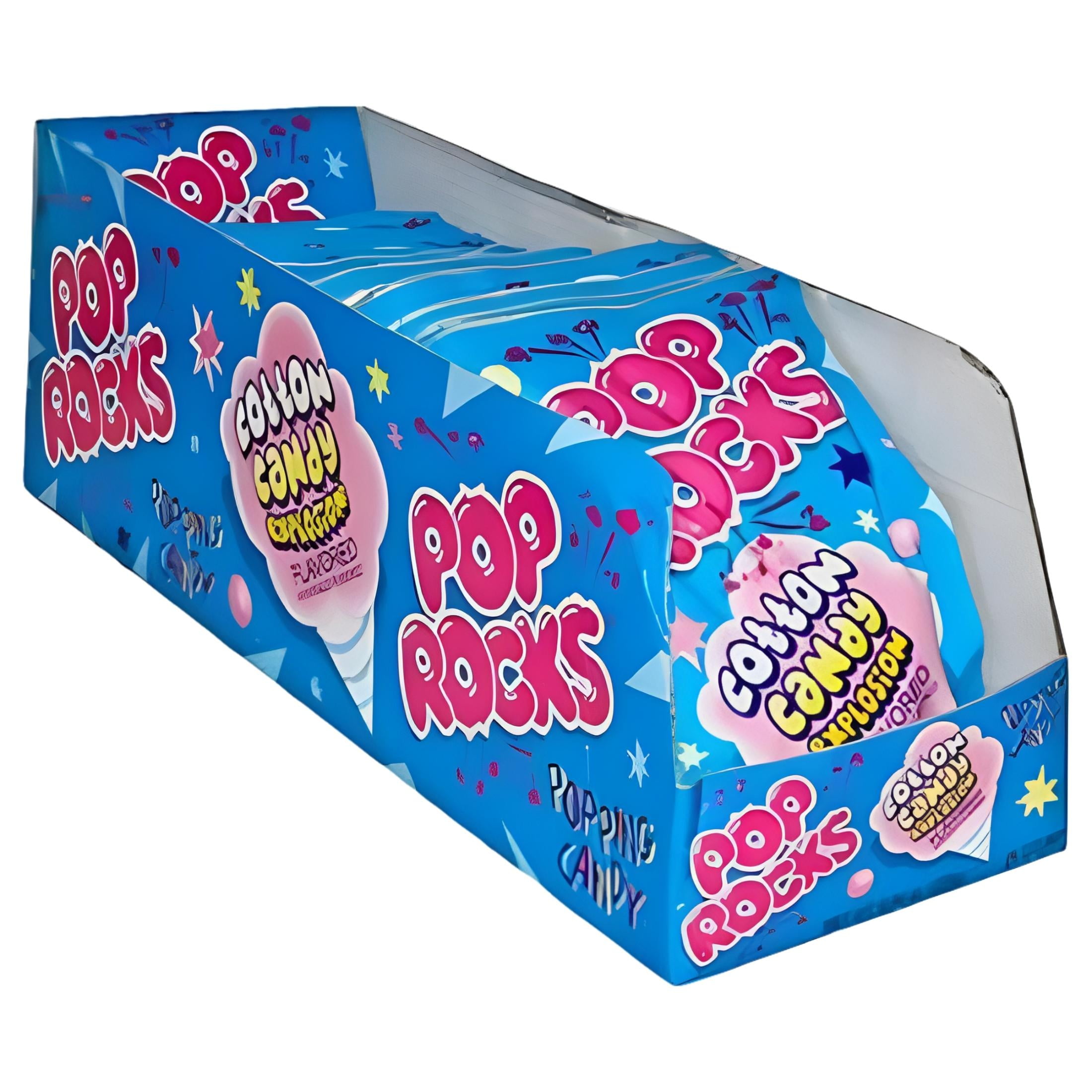 POP ROCKS Cotton Candy, Popping Crackling Fizz Candy, 24-Pack, 0.33 oz ...