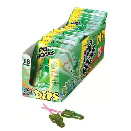 Pop Rocks Dips Sour Apple