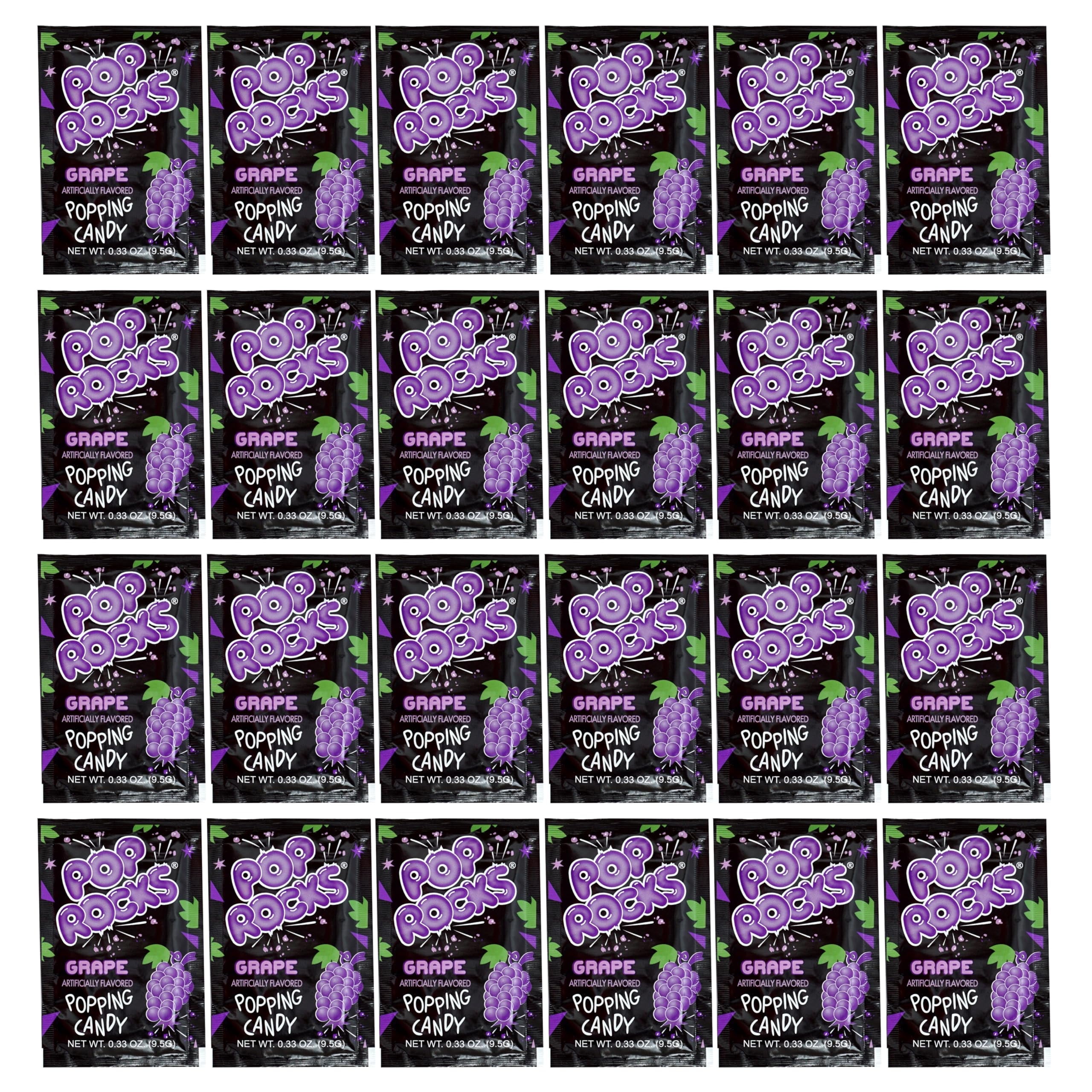 Pop Rocks Grape, 24 Pack, Popping Candy