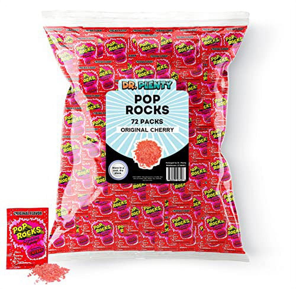 Pop Rocks Variety Mix - 32 Pack of 8 Flavors - Retro Crackling Rock Candy -  Bulk Pack Includes Tropical Punch, Bubble Gum, Cherry, and Much More