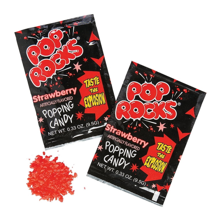 Pop Rocks® Strawberry Hard Candy, Edibles, Birthday, Party Favors