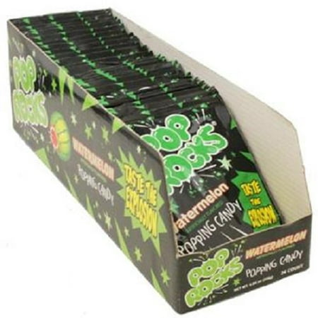 Pop Rocks, Watermelon, Count 24 (0.33 oz) - Sugar Candy / Grab Varieties & Flavors