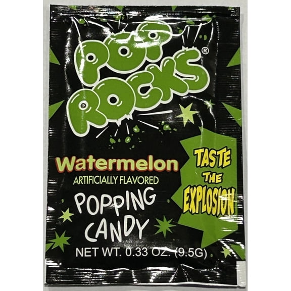 Pop Rocks Popping Candy, Watermelon 0.33 oz (Pack of 32)