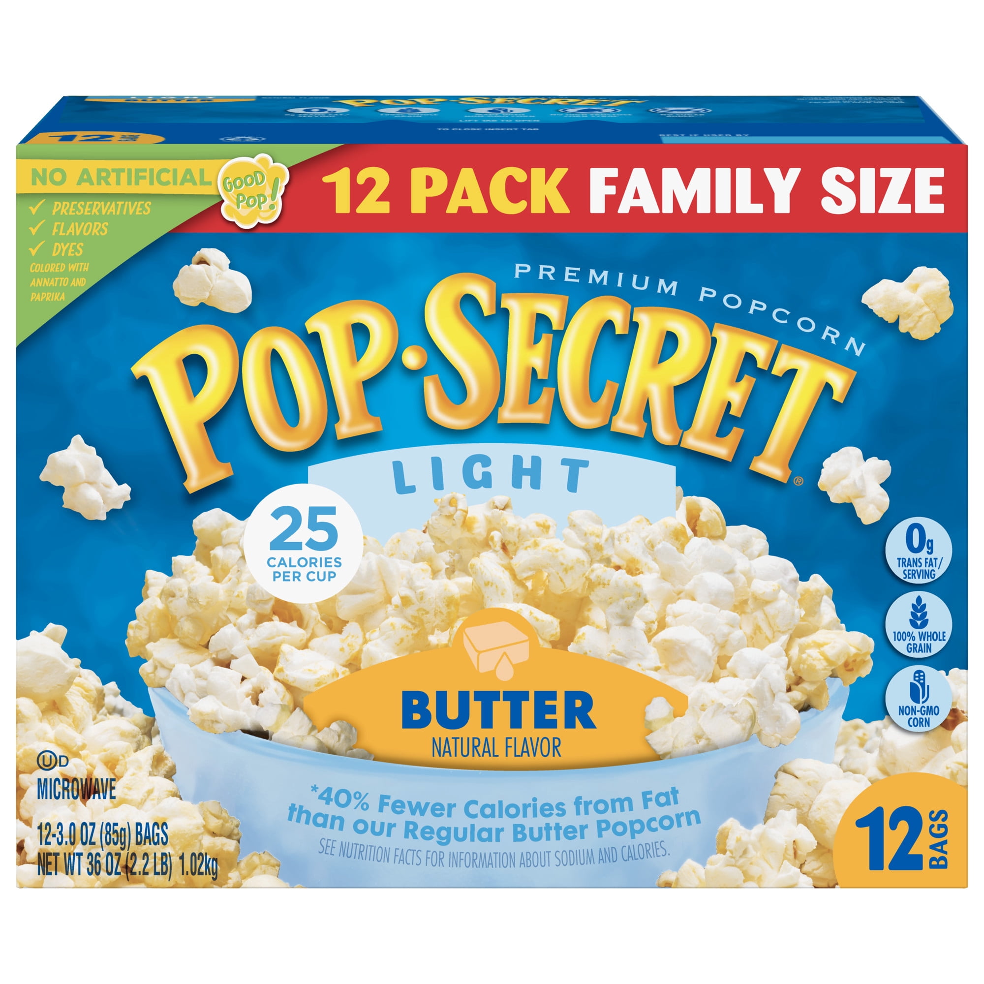 Find Your Perfect Pop Secret Light Butter Popcorn, 36 oz (12 count