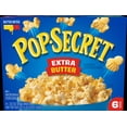 thumbnail image 1 of Pop Secret Microwave Popcorn, Extra Butter Flavor, 3.2 oz Sharing Bags, 6 Ct, 1 of 11