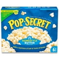 thumbnail image 1 of Pop Secret Microwave Popcorn, Homestyle Butter Flavor, 3.2 oz Sharing Bags, 6 Ct, 1 of 10