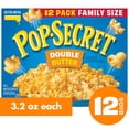 thumbnail image 1 of Pop Secret Popcorn, Double Butter Microwave Popcorn, 3.2 oz Sharing Bags, 12 Ct, 1 of 8