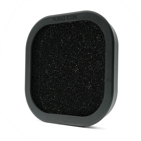 Pop Shield Replacement Windscreen for Audio Icon Flex Pro Interchangeable Professional Studio Recording Microphone Dual Layer Isolation Booth Foam Ball [Pop Filter Only] (Acoustic Foam Pop Filter)