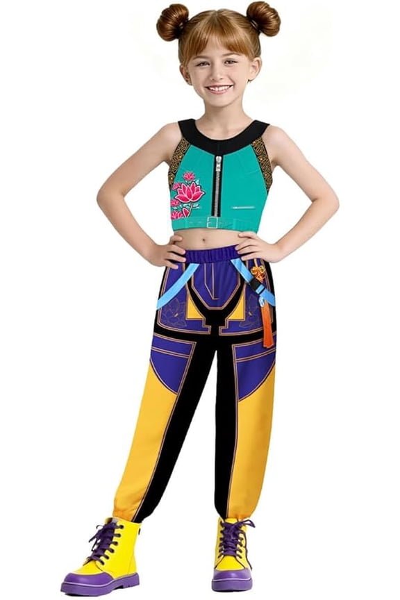 Pop Singer Costume for Girls, POP Group Costume for Kids, party Stage Star Cosplay Dress Up