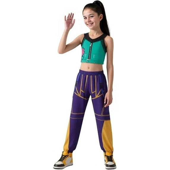 Pop Singer Costume for Girls, POP Group Costume for Kids, party Stage Star Cosplay Dress Up