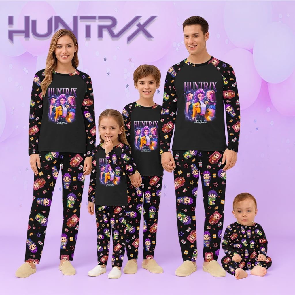 Pop Singer Stars Ru-mi Family Christmas Pjs Matching Sets Mi-ra, Merry ...