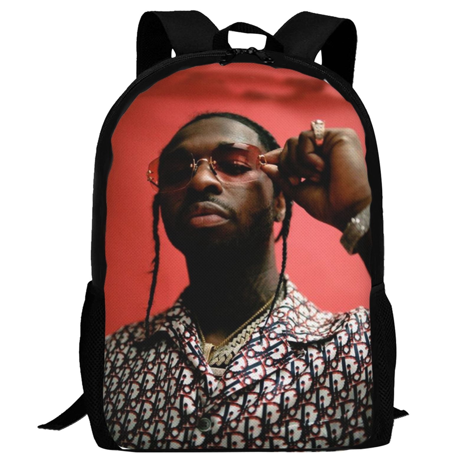 Pop Smoke Backpack,3d Print Laptop Backpack Lightweight Casual Daypack ...