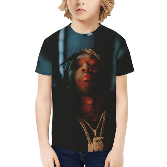 Pop Smoke Kids T-Shirt 3d Printed Graphic T-Shirts Boys And Girls Short Sleeve Shirts For Youth Kids X-Small