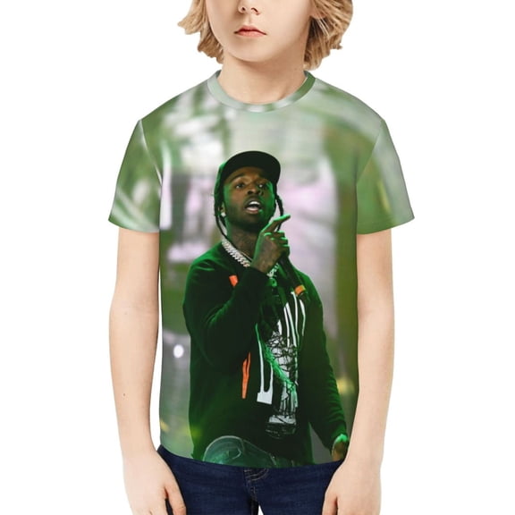 Pop Smoke Kids T-Shirt 3d Printed Graphic T-Shirts Boys And Girls Short Sleeve Shirts For Youth Kids X-Small