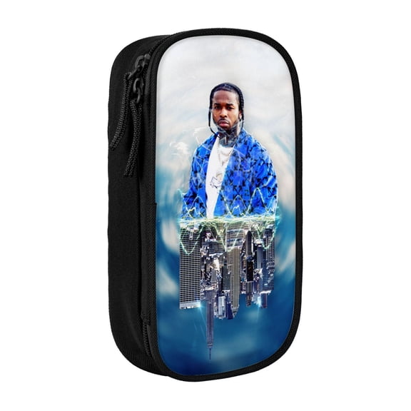 Pop Smoke Pencil Case, Multipurpose Pencase ,Large Capacity Durable Pencil Pouch Storage Pen Bag Organizer Stationery