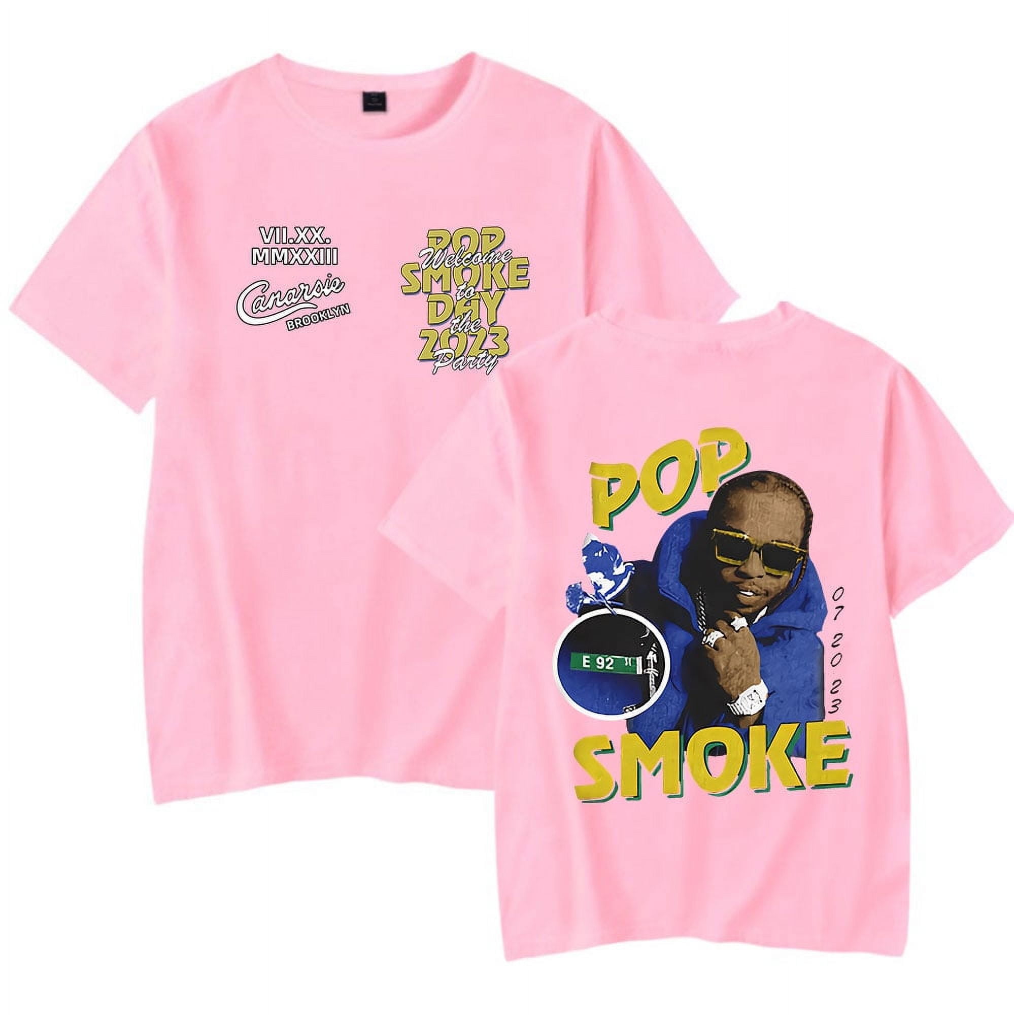 Pop Smoke TShirt TO THE PARTY Merch Men/Women Summer Streetwear Short Sleeve Tshirt